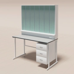 Titration Table ST with Laminated Surface and Metal Frame