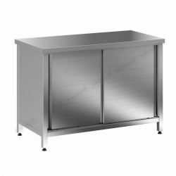 Central Folding Table STC with Sliding Doors
