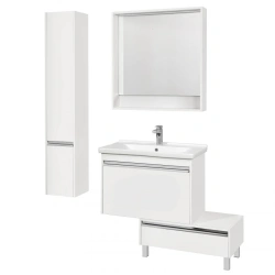 Capri Aquaton 80 White Gloss Bathroom Cabinet 1A231103KP0101.A231.1.03K.P01.0