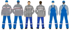 Men's Protective Suit (Jacket, Overalls, and Jacket-Cloak) for Arc Flash Risks - Up to 48.1 cal/s