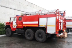 Firefighting Foam Vehicle APT 8.0-40 (5557) on Ural 5557 Chassis