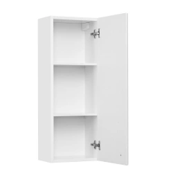 Simple Right-Hinged Wall Cabinet in White