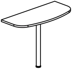 Briefing Extension with Metal Support 8835 Series "Gallant