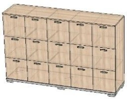 Individual Locker Cabinet for Personal Belongings - TDI School Series