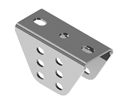 Universal Mounting Bracket TSKU-D, 53x73x130 mm, Hot-Dip Galvanized