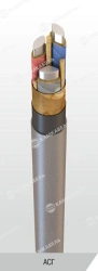 Power Cable with Aluminum Conductors, Insulated with Impregnated Paper, 3 kV, ACG Type