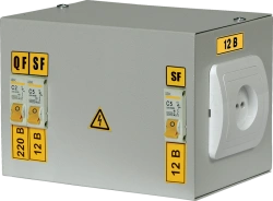 Power Distribution Box with Reduced Transformer YTP-0.25 400/36-3 36 UHL4 IP30 IEK