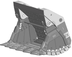PC-3000.FS-16-T2-GS-JH1X-NF 15m³ Bucket with Bottom Discharge
