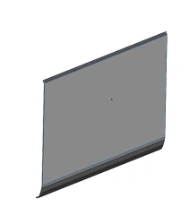 Polyester Glass Fiber Panel L=1258