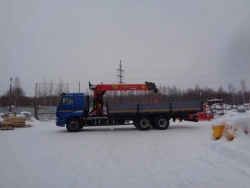 Multi-functional Special Vehicle with Hydraulic Crane MKMA on KAMAZ 43118 Base 41K16N-UL