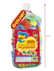 Bauer Developmental Building Block Set "Kroha 1+" 104 Pieces, Art. 833