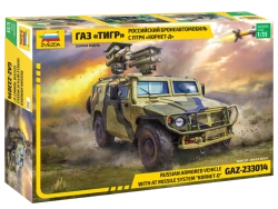 GAZ "Tiger" Model Kit with Kornet-D ATGM