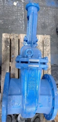 Steel Wedge Gate Valve with Retractable Spindle for Drive PN 2.5 MPa DN 300