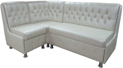 Victoria 2 Kitchen Corner Sofa with Button Tufting