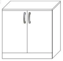 Storage Cabinet with Swing Doors for Retail Businesses