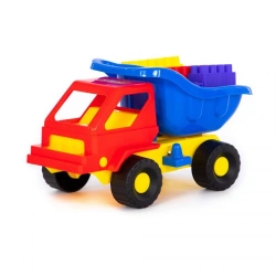 Kuzya-2 Dump Truck and Builder Constructor Set No. 44 - 12 Elements