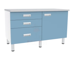 Laboratory Desk with Cabinets and Shelves SL-04-MSK (SL-04-119)