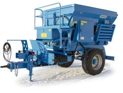 Side Discharge Semi-Trailer PBR-5 for Transporting Sand and Sawdust