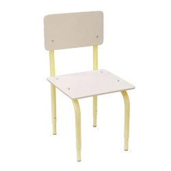 Children's Chair with Metal Frame and Adjustable Supports