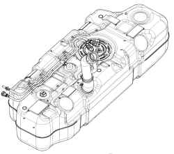 Low Flow Diesel Fuel Tank - Model A68R52-1101006-30