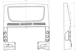 Back Panel 4238-50-5601200