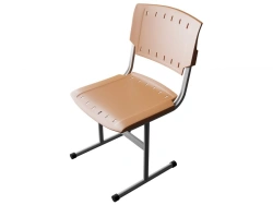 Adjustable Student Chair Sigma STU-2R.01 with Round Tube