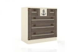 Calypso LD.509080.000 Chest of Drawers (Dark Sonome H / Strihaq)