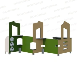 Modular Metal Game Equipment for Thematic Play - Romana 057.50.10