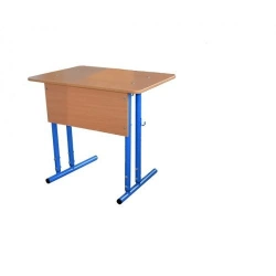 Adjustable Student Desk "Shkolnik" Single with Tilted Top, Art. 50088