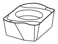 Universal Carbide Insert for Milling KB05-02-T5 M35P