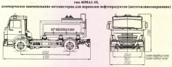 Fuel Transport Tanker LKT 4690A1-10 on Kamaz 4308 Chassis