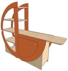 Orange Shelf Unit FN.MDU.01.52.00.00.00