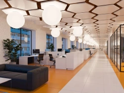 Sphere-Shaped PRO LED Light 80 cm IP40 3000K