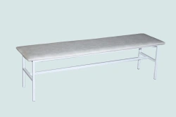 Metal Frame Bench by Edelwood