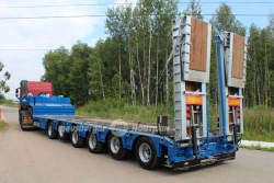Low-Loader Semi-Trailer Platform Six-Axles TP-697