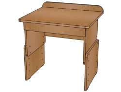 Children's Single Desk with Drawer for Preschool - SD15