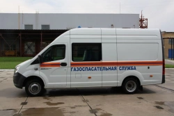 Fire Truck Gas Smoke Protection Service AG on GAZ C4 Chassis