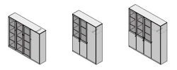 Wooden Office Wardrobe - Sydney Furniture Set