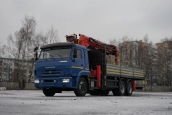 Multifunctional Truck with Hydraulic Crane MKMA on KAMAZ 65117 64K07N-U6