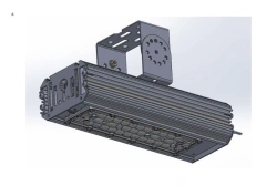 Industrial Design LED Light "MTM IoT" Series KUBIK 60 One Module Mounting UZK 42mm Clamp 59W