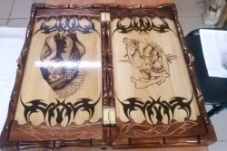 Chess and Backgammon Set 60x30