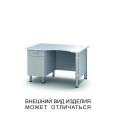 Microscope Table with Swing Door, Drawer, and Screen