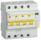 Differential Automatic Circuit Breaker AD14S 4P 50A 100mA IEK