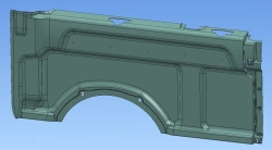 Right Rear Side Upholstery for A65R23 Model