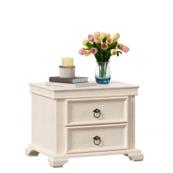 Amelie Nightstand with 2 Drawers, Model LD.642390.000