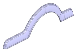 Rear Cover Made of Polyester Fiberglass for Vehicles