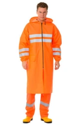 Waterproof Protective Raincoat "SIGNAL", Type 2, PVC