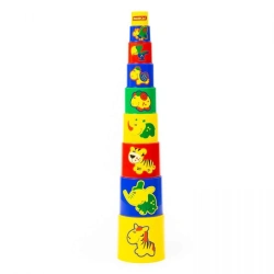 Engaging Stacking Pyramid No. 3 (9 Pieces) - 52582