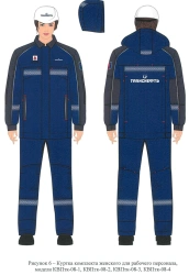 Women's Protective Clothing Set for High Temperature Work Environments