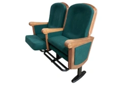 Children's Theater Seat with Metal Frame and Upholstered Foam Cushioning - Gracia Model